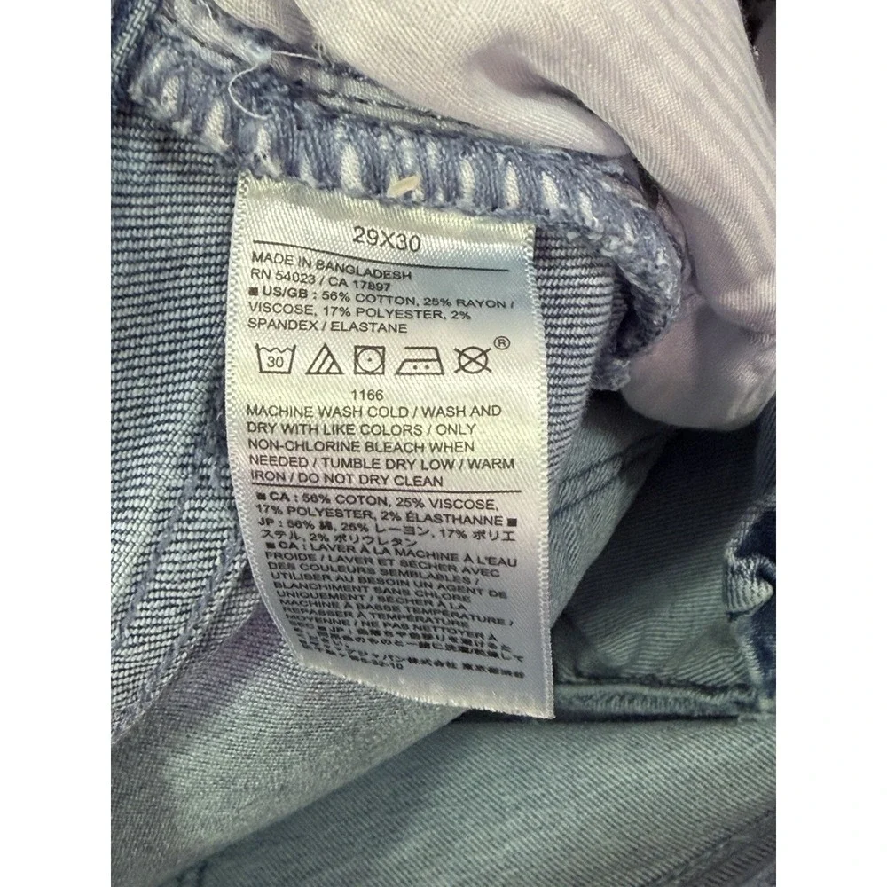 Banana Republic Jeans Mens 29x30 Blue Medium Wash‎ Travel Athletic Fit Straight